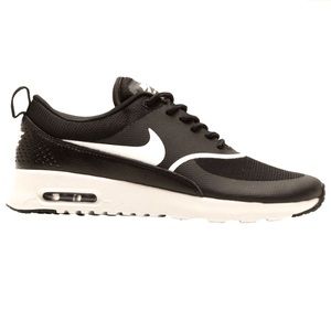 Nike Air Max Thea Black and White Running Shoe